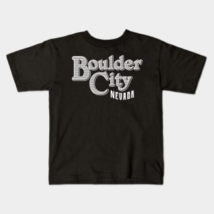 Vintage Boulder City, NV Kids T-Shirt